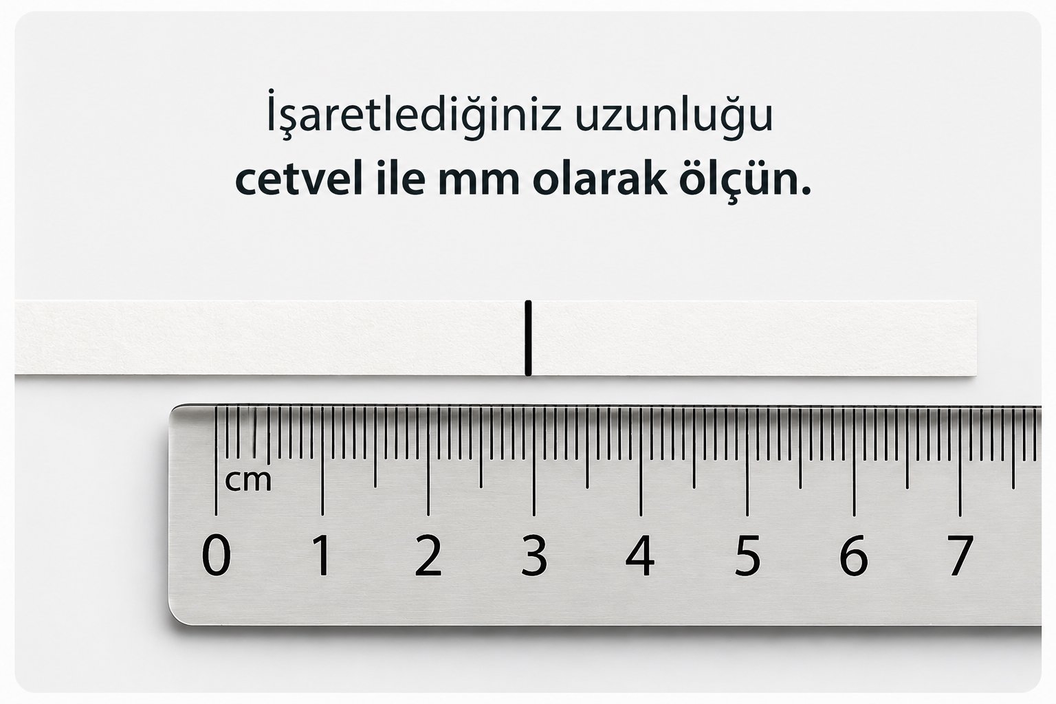İp veya kağıt ile bileklik ölçüsü alma