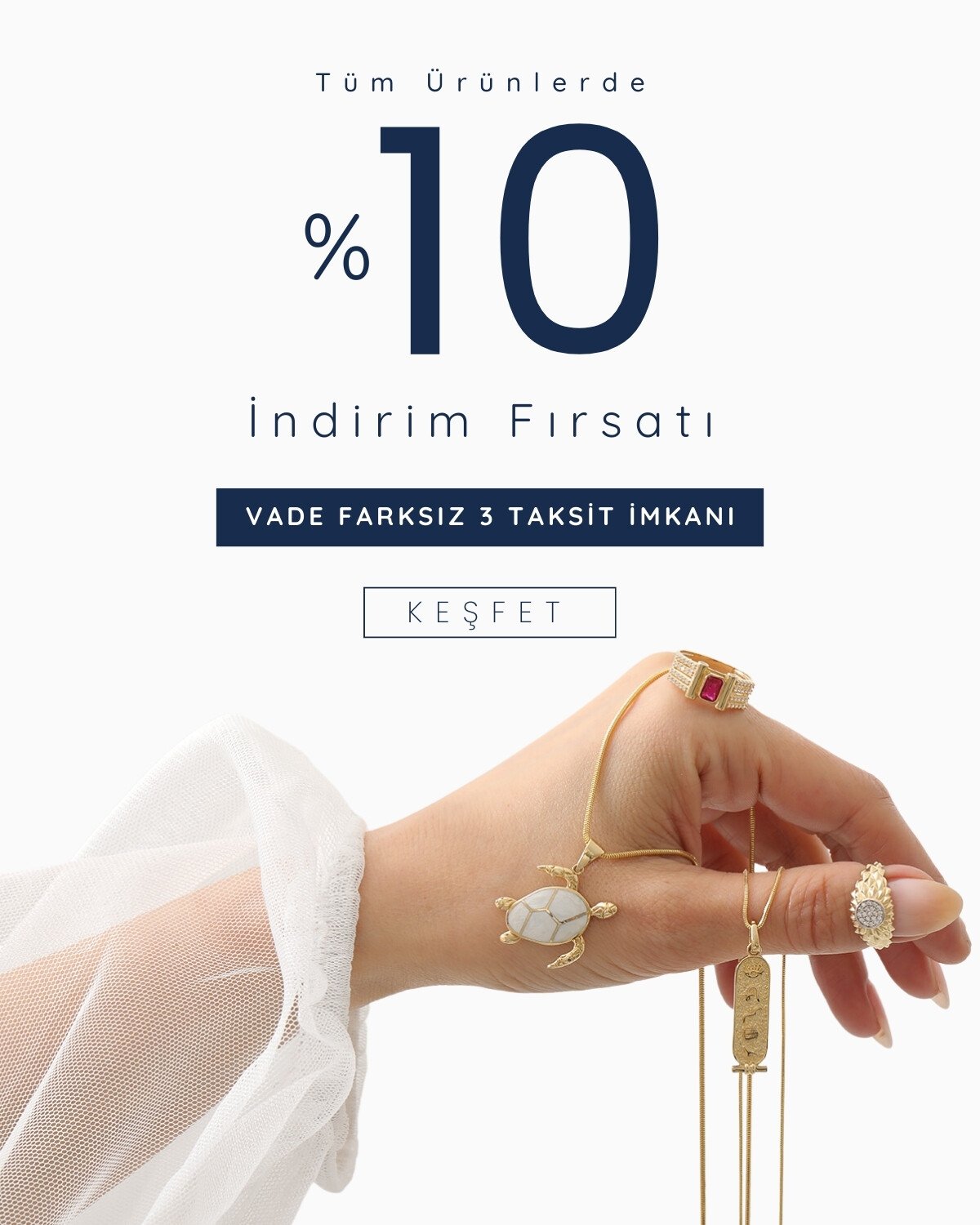 Tüm ürünlerde %10 indirim