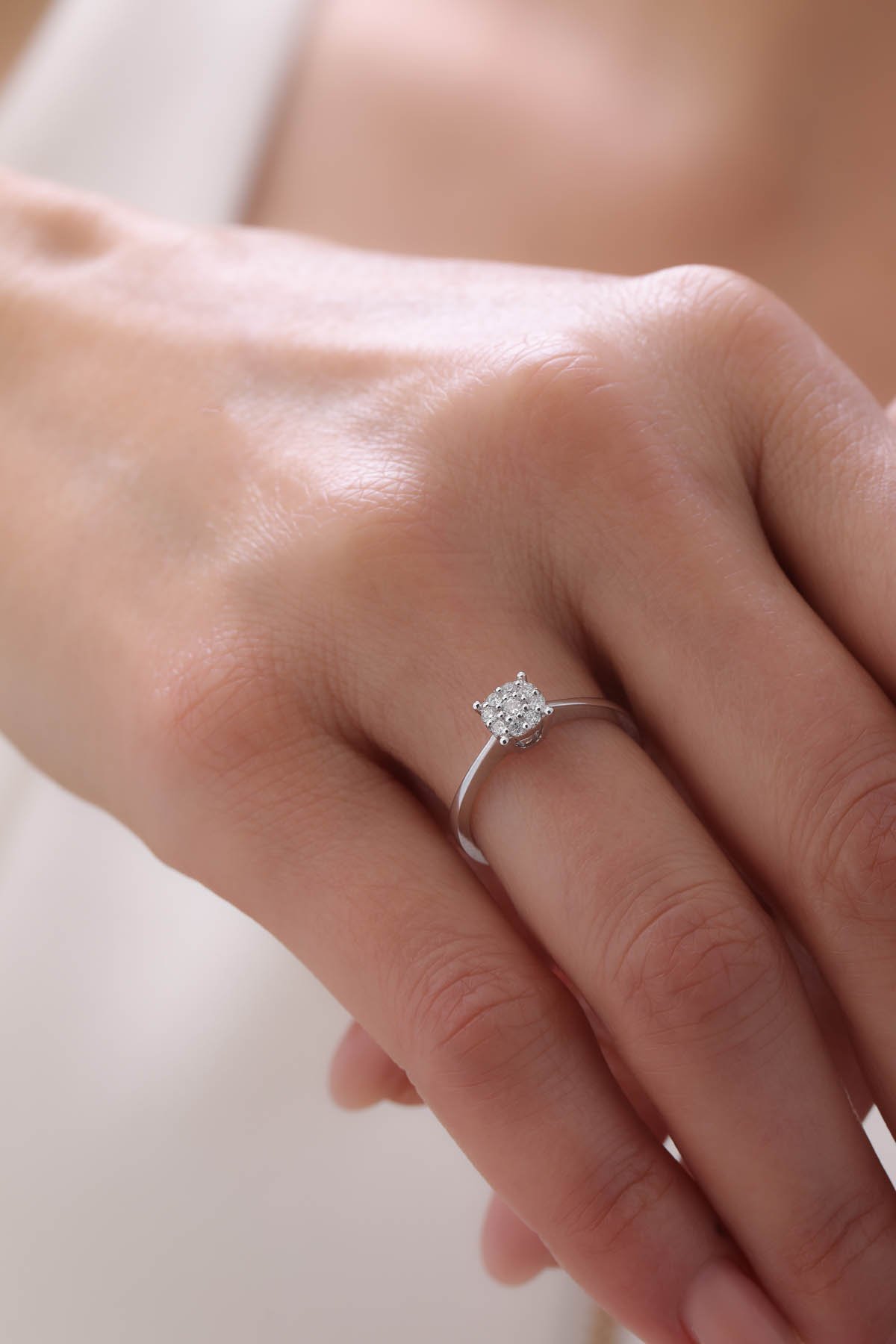 0,19 Karat Kraliçe Pırlanta Yüzük - Yavuz Kuyumculuk (2)