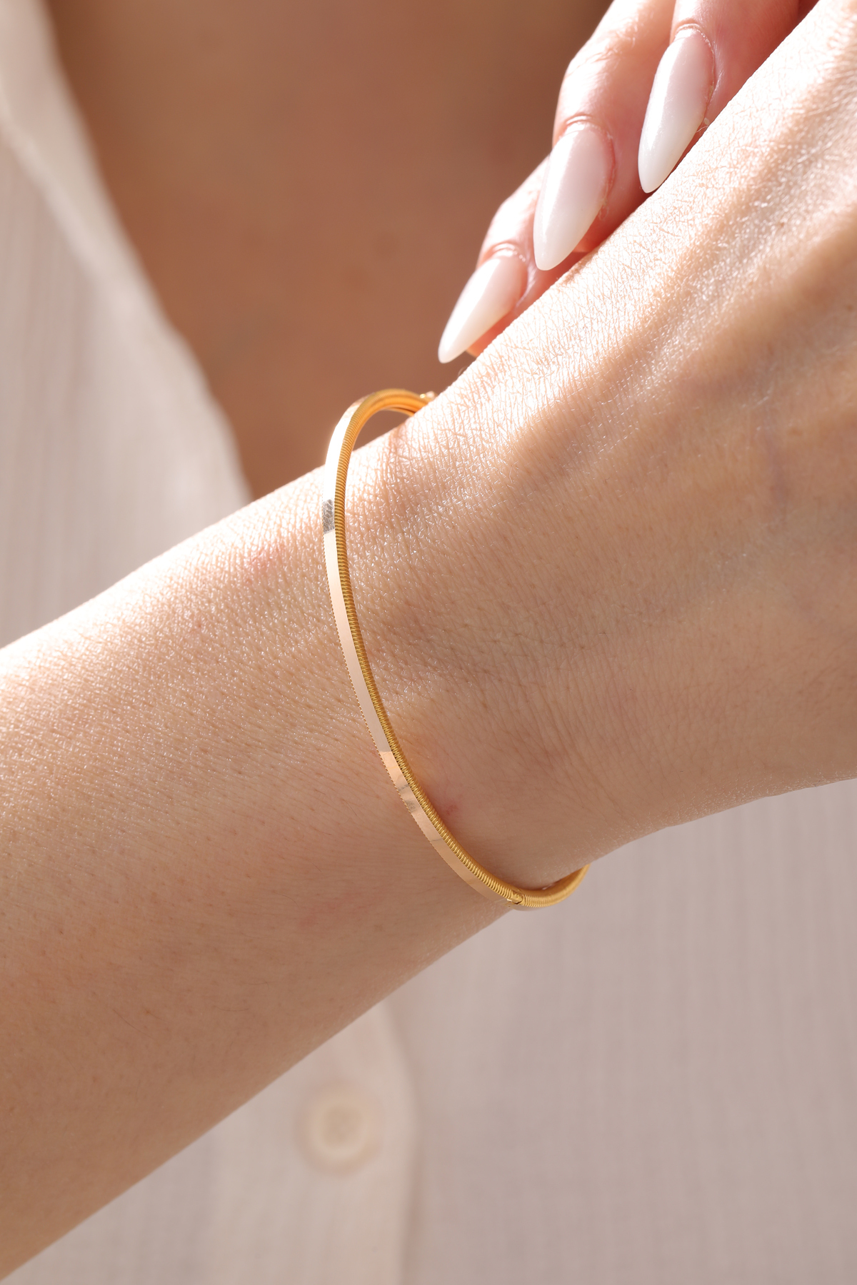 14 Ayar Altın Ajda Kelepçe - Yavuz Kuyumculuk (1)