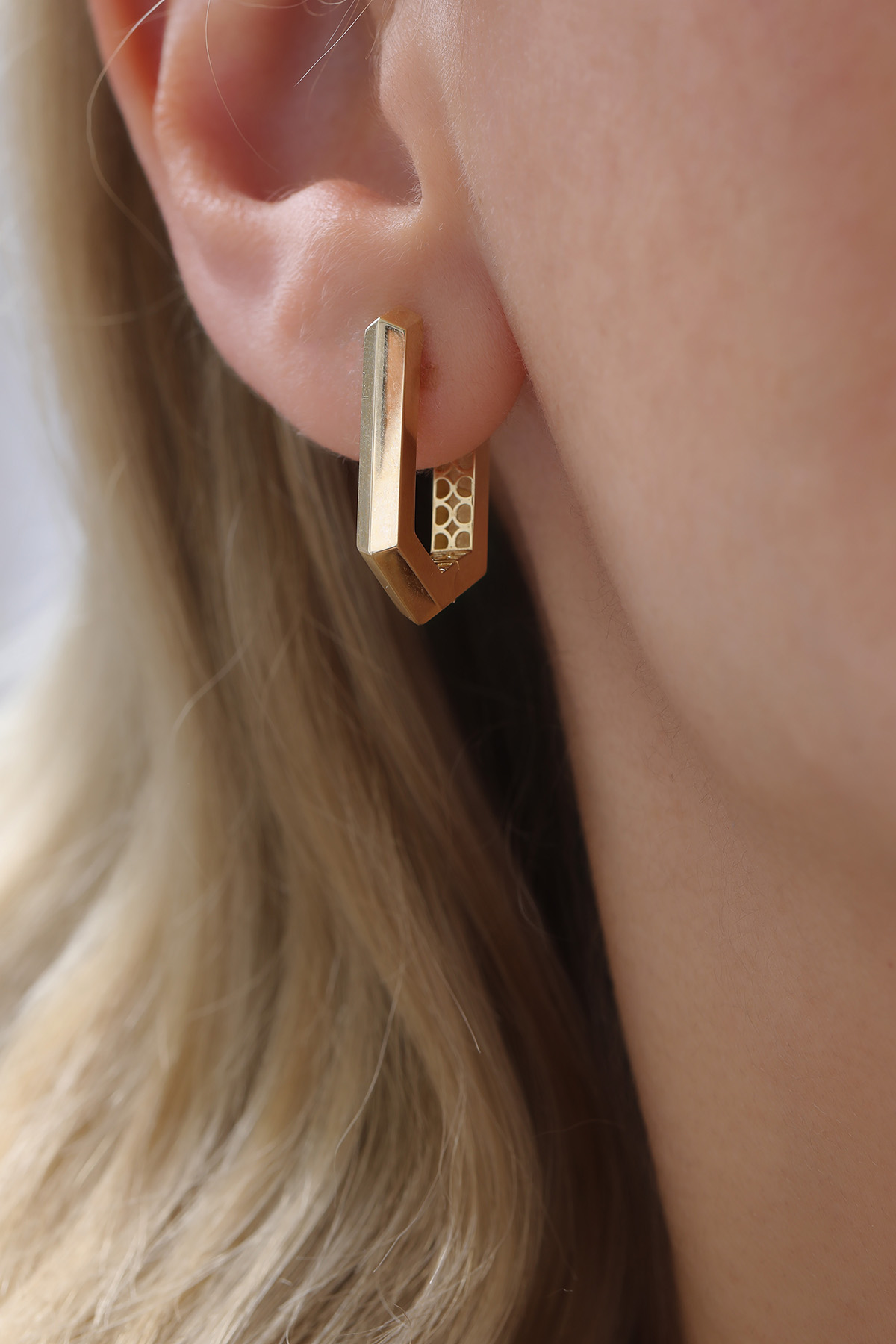 Asimetrik Küpe - Yavuz Kuyumculuk