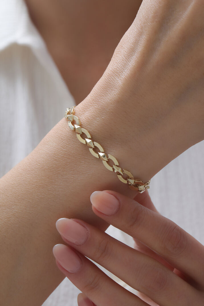 Asimetrik Modern Bileklik - Yavuz Kuyumculuk