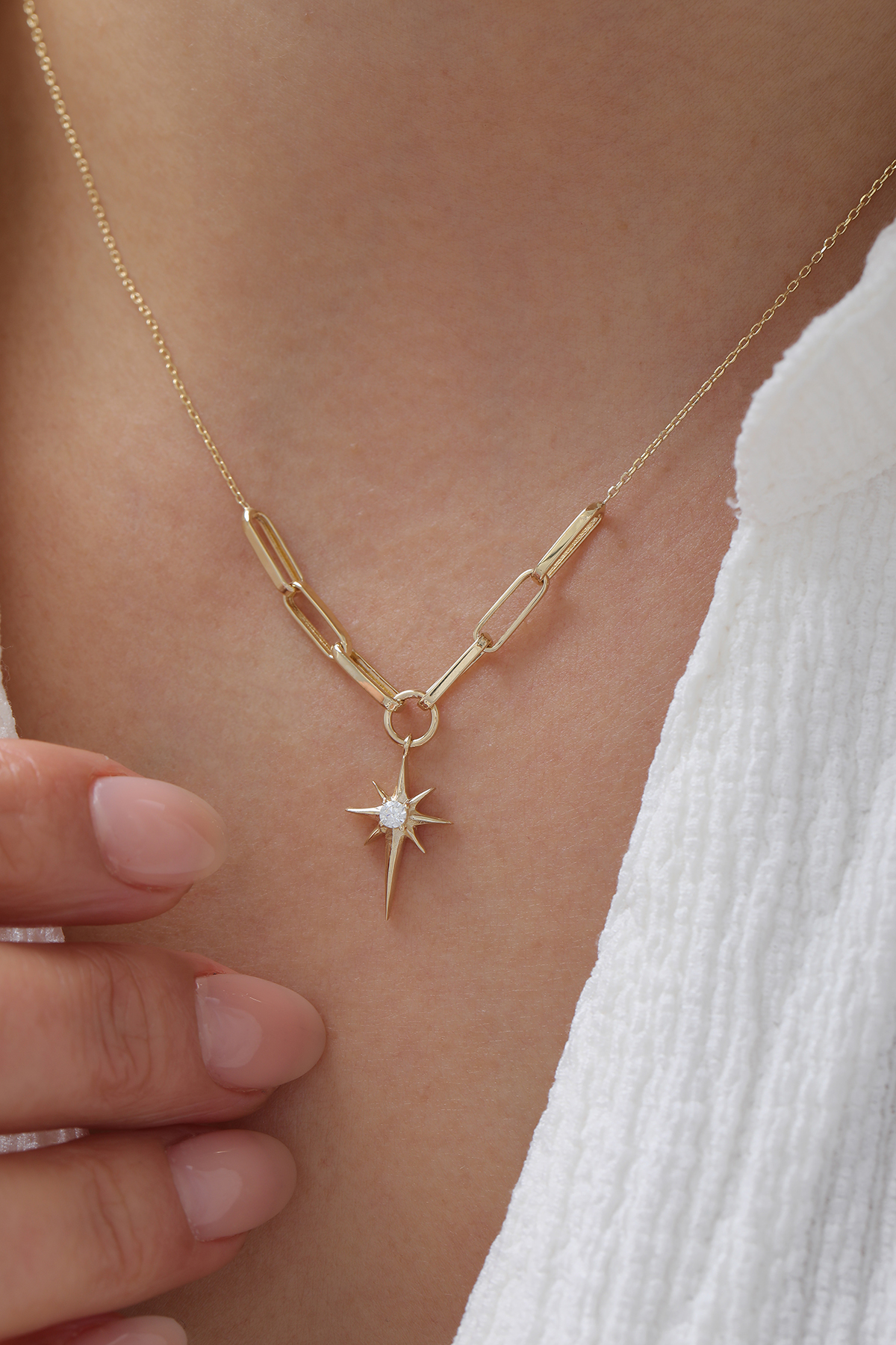 Ataş Zincir Kuzey Yıldızı Kolye - Yavuz Kuyumculuk (1)