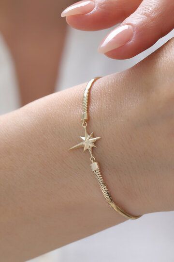 Balık Sırtı Kuzey Yıldızı Kolye - 2