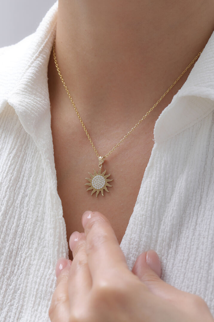 Forse Zincir Güneş Kolye - Yavuz Kuyumculuk