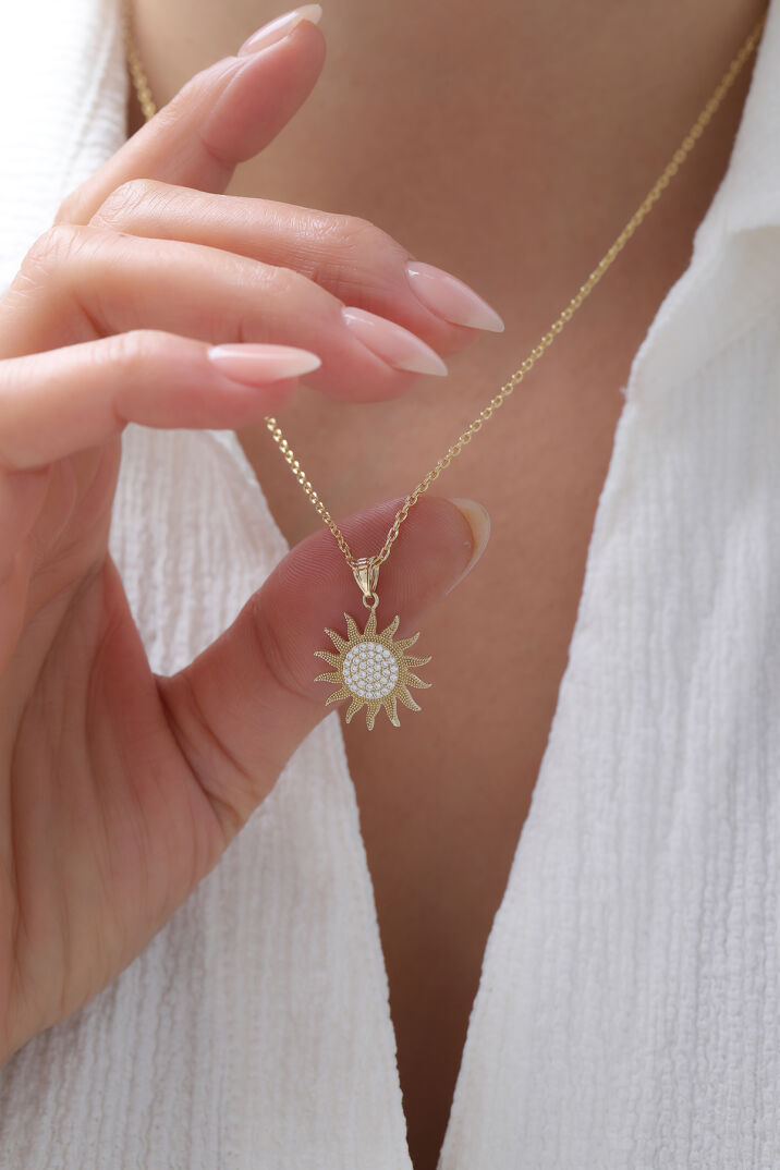 Forse Zincir Güneş Kolye - Yavuz Kuyumculuk (1)