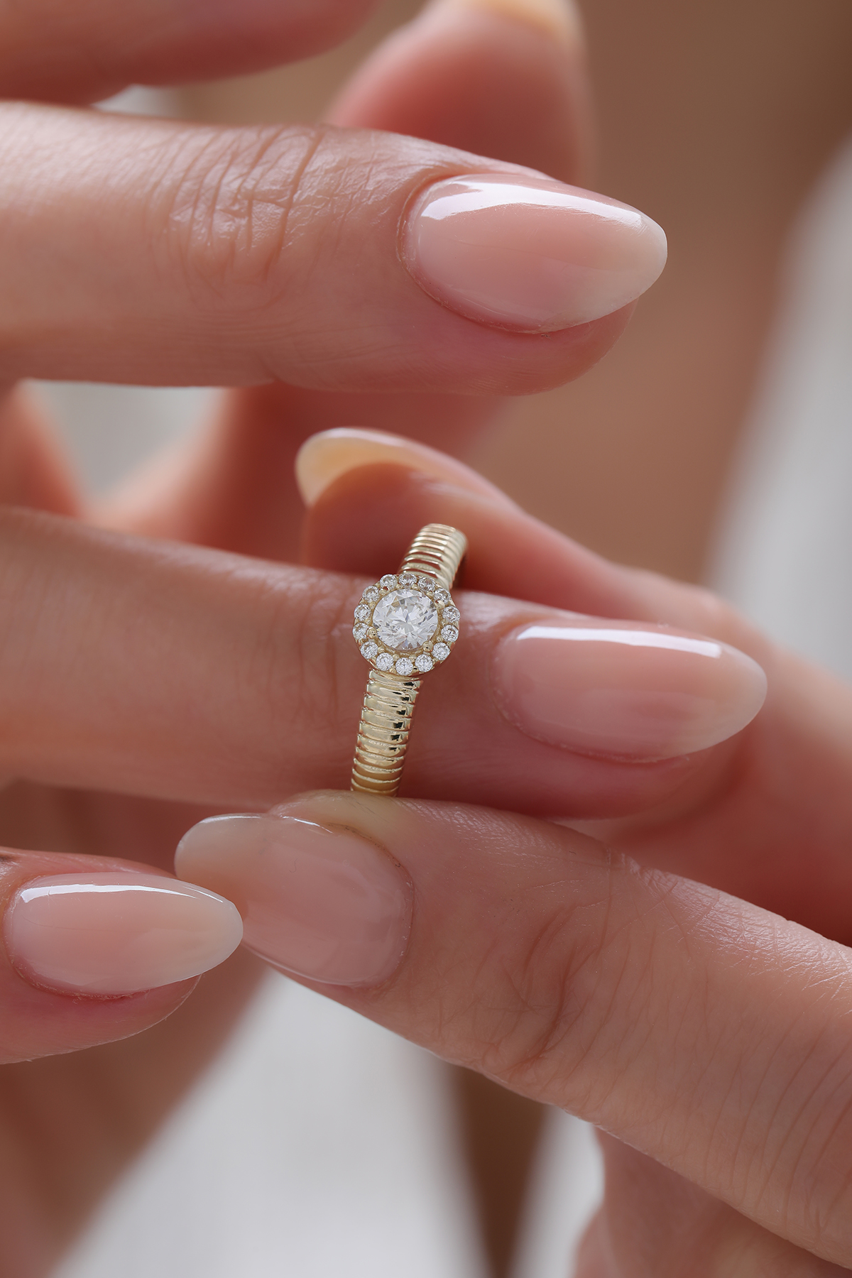 İstiridye Baget Yüzük - Yavuz Kuyumculuk (2)