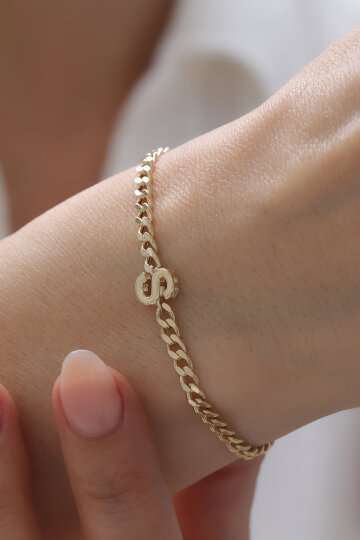 Kişiselleştirilebilir Gurmet Harf Bileklik - 2