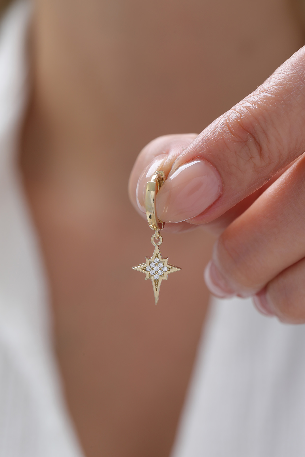 Kuzey Yıldızı Halka Küpe - Yavuz Kuyumculuk (3)