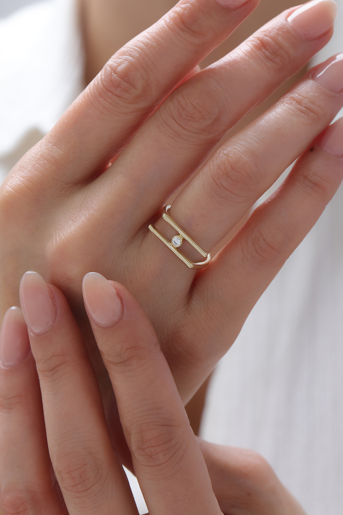 Modern Tektaş Yüzük - Yavuz Kuyumculuk