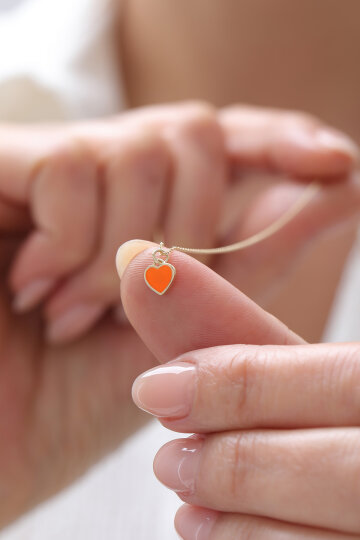 Renkli Kalp Kolye - 3