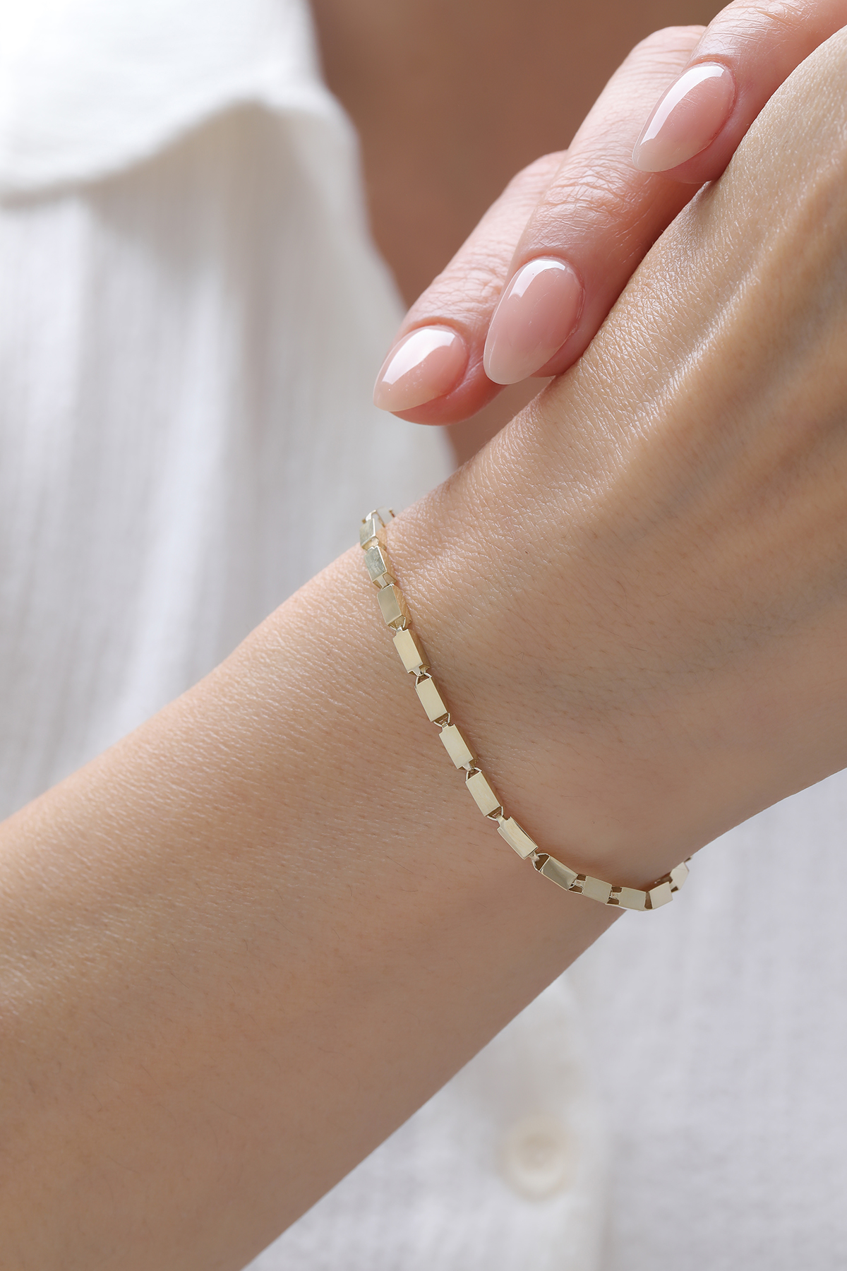 Sıralı Külçe Bileklik - Yavuz Kuyumculuk