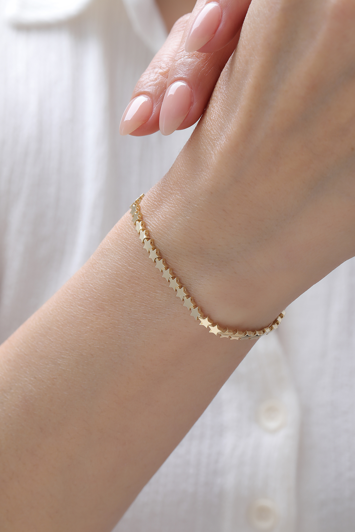 Sıralı Yıldız Bileklik - Yavuz Kuyumculuk