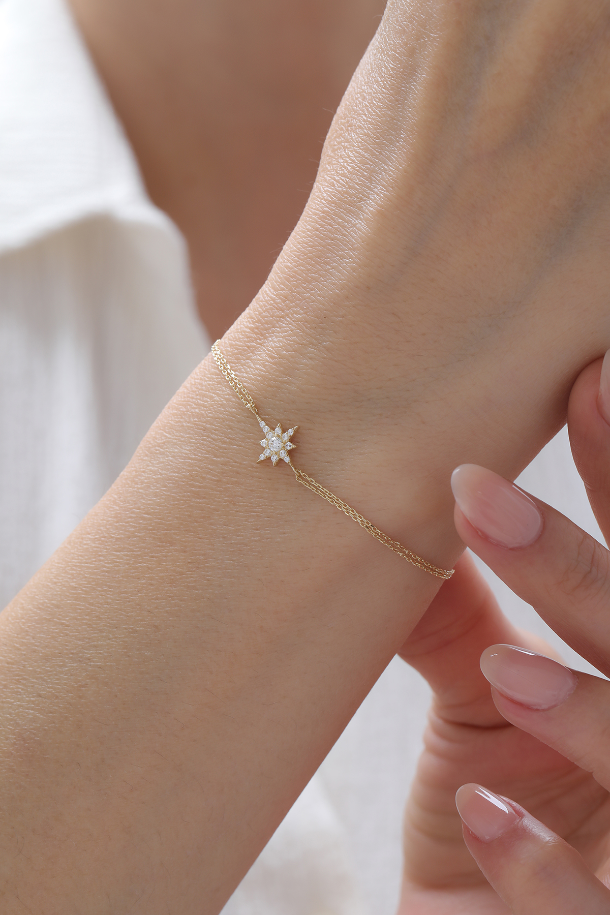 Taşlı Kuzey Yıldızı Bileklik - Yavuz Kuyumculuk (1)