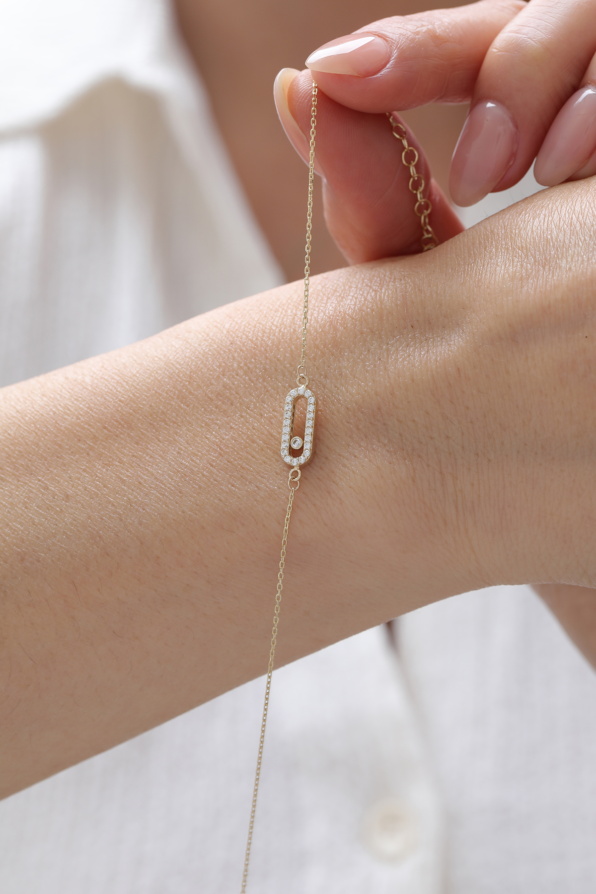 Taşlı Messika Bileklik - Yavuz Kuyumculuk (3)