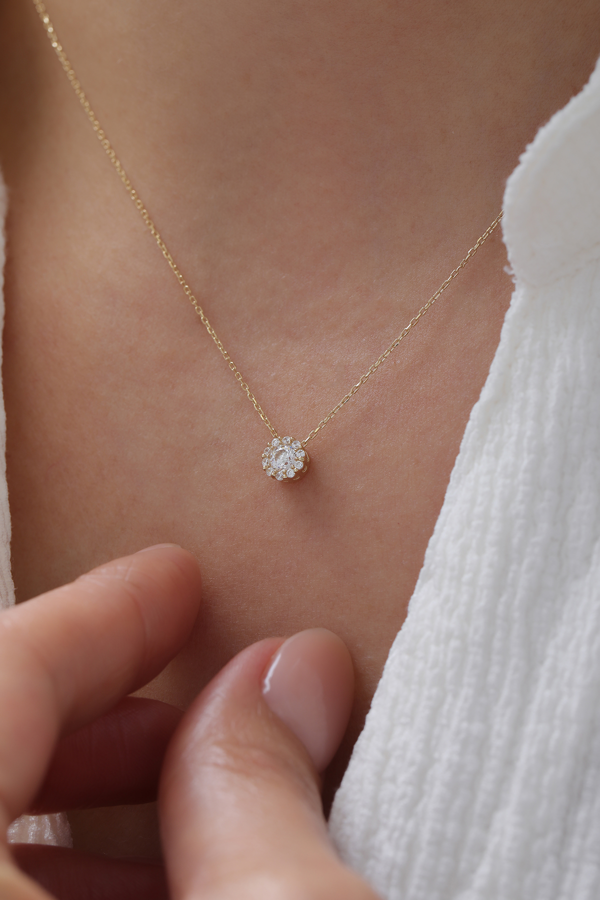 Yuvarlak Baget Kolye - Yavuz Kuyumculuk (2)