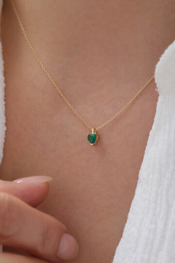 Zümrüt Tektaş Kolye - 4