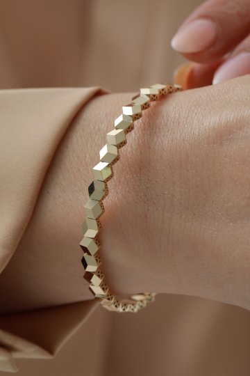 Altıgen Modern Kelepçe - 2