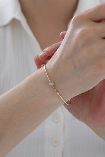 Altıgen Taşlı Kelepçe - 1