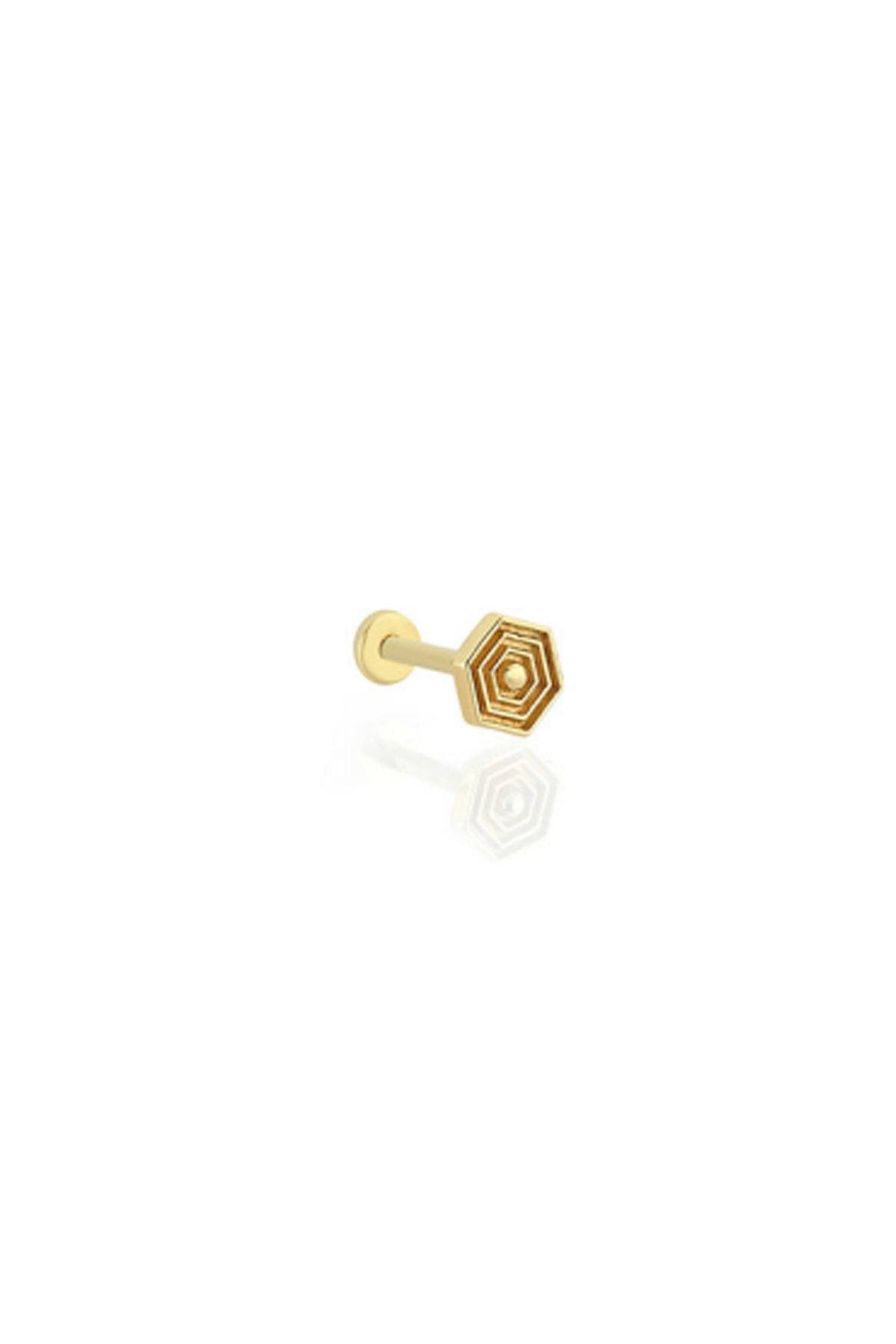 Altıgen Tragus Piercing - Yavuz Kuyumculuk (1)