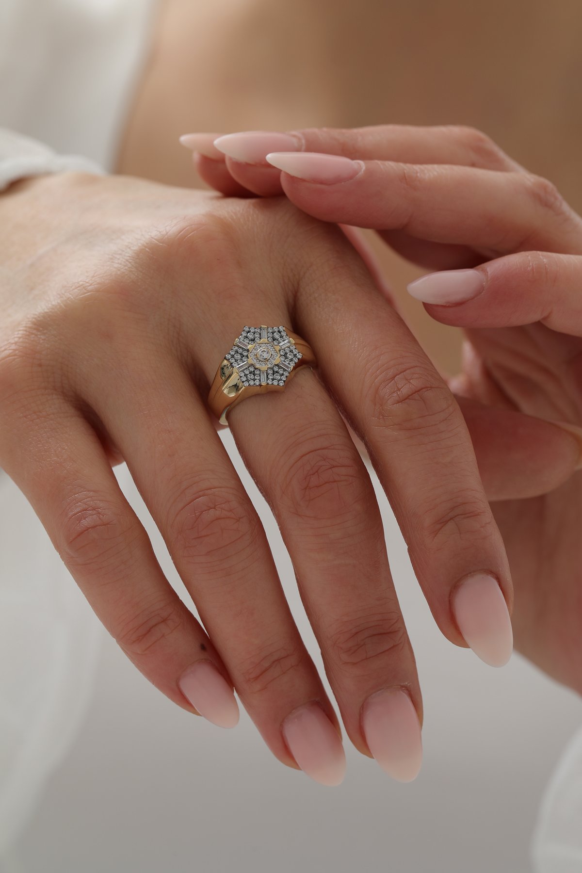 Altıgen Trapez Yüzük - Yavuz Kuyumculuk (1)