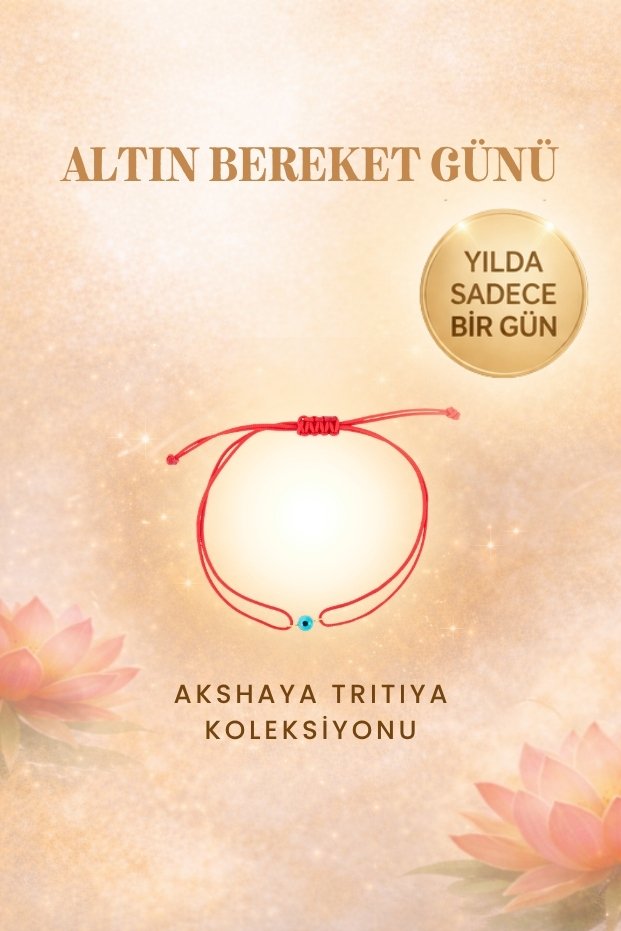 Altın Nazar Boncuğu Kırmızı İp Bileklik - Yavuz Kuyumculuk (2)