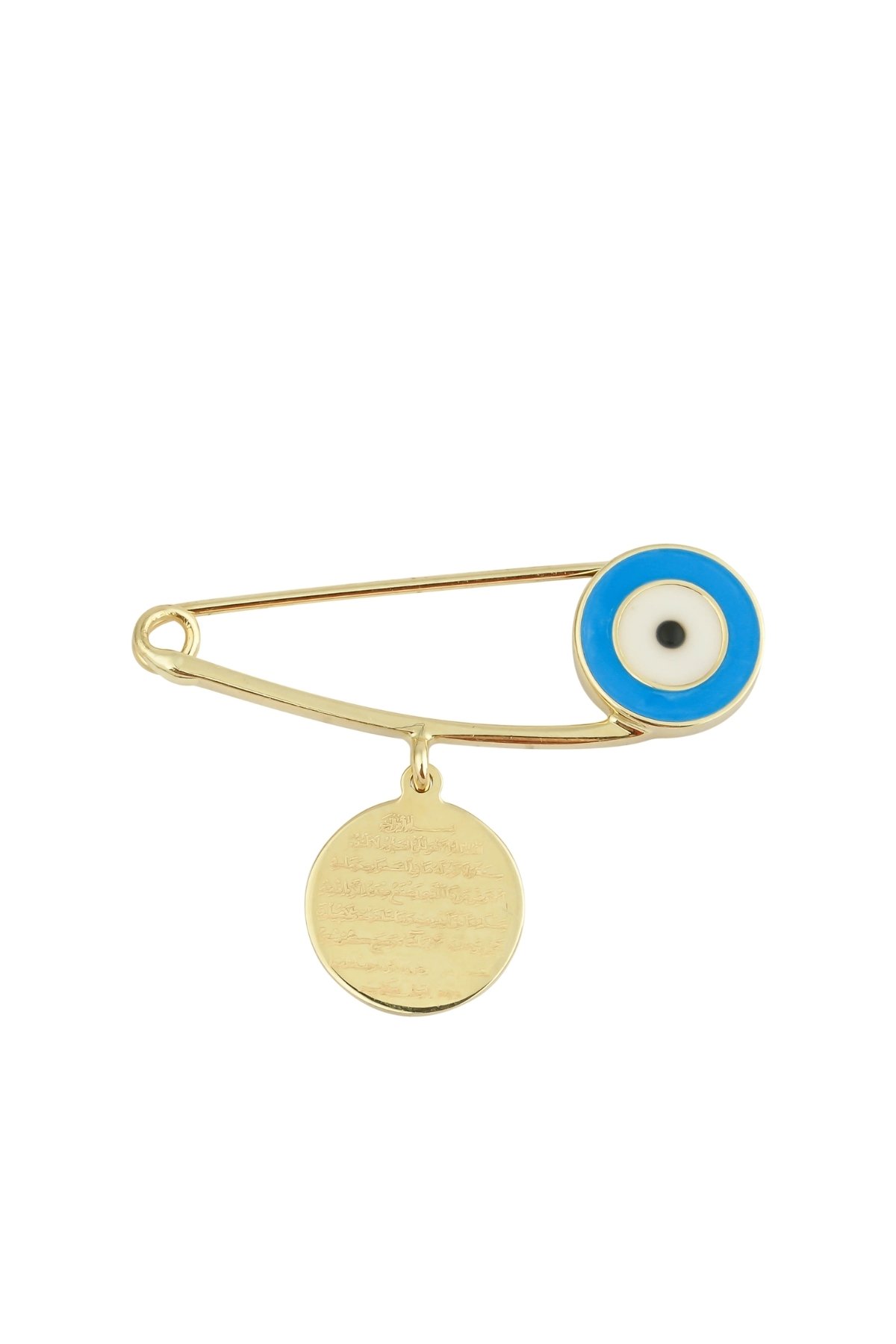 Altın Nazar Dualı Bebek İğnesi - Yavuz Kuyumculuk (1)