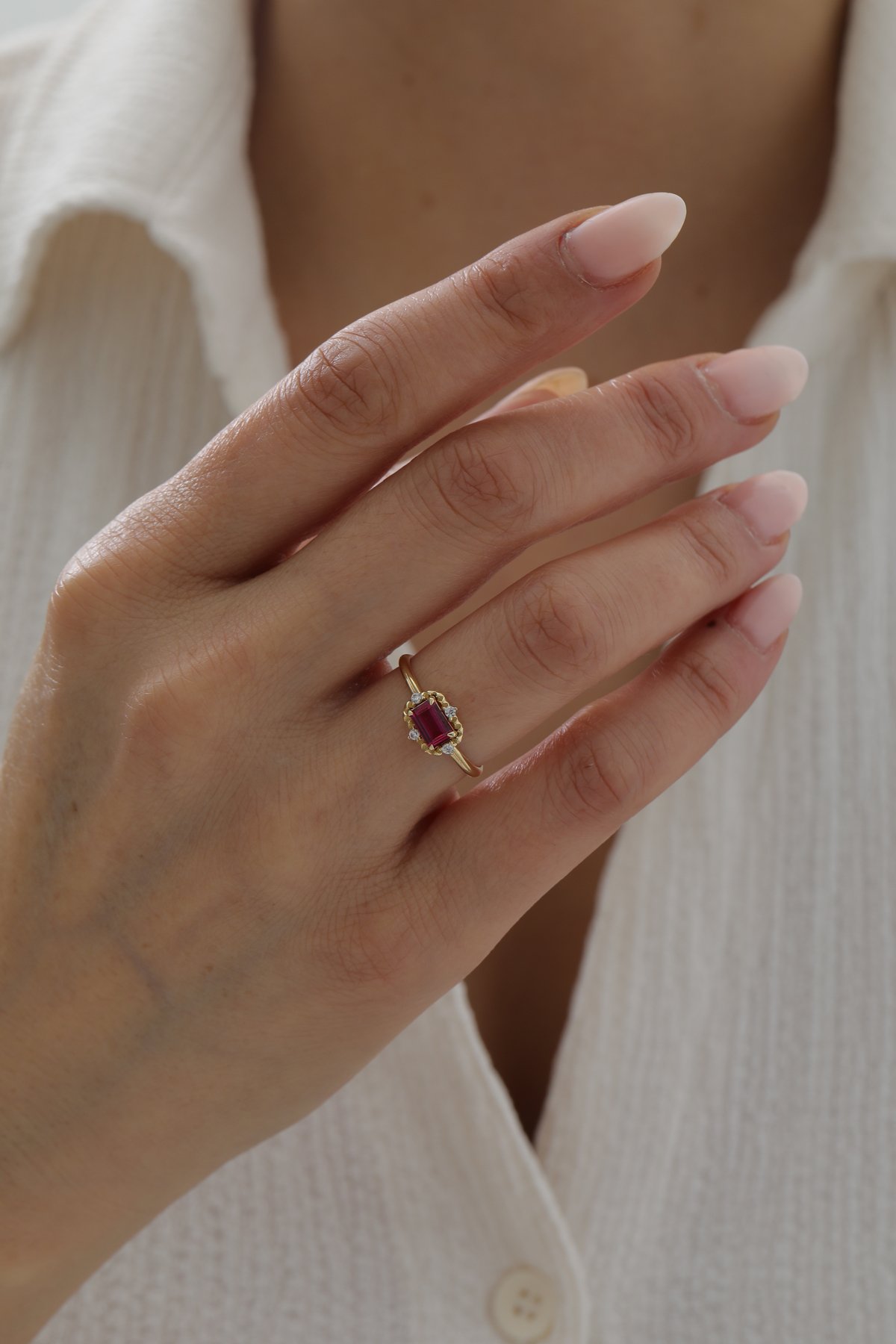 Yakut Baget Yüzük - Yavuz Kuyumculuk (1)