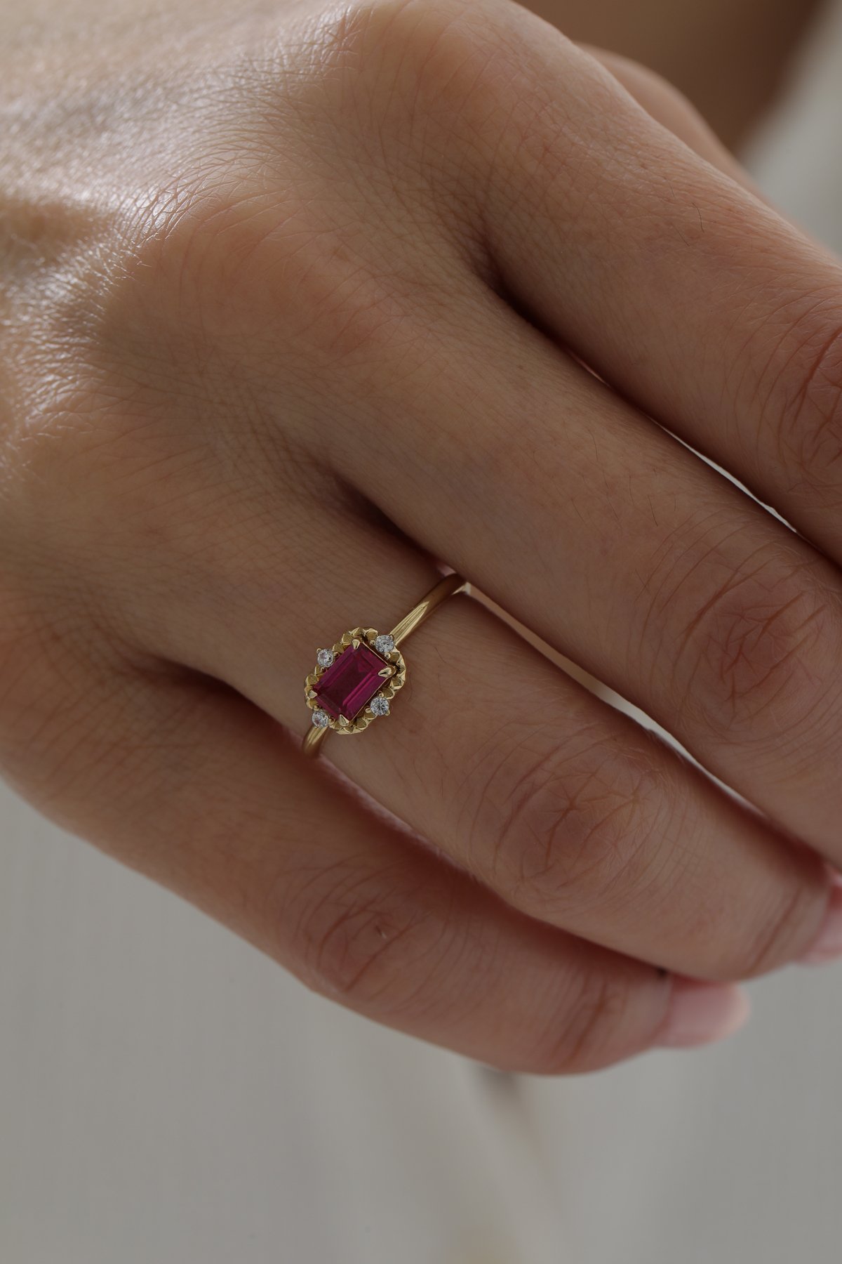 Yakut Baget Yüzük - Yavuz Kuyumculuk (2)