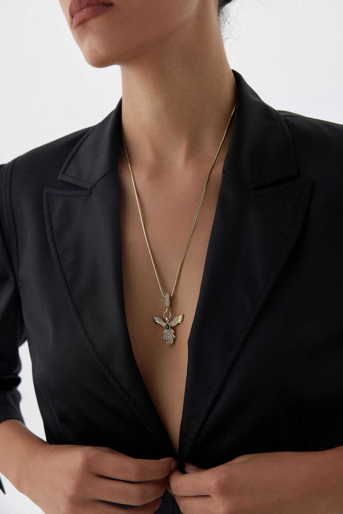 Anka Kuşu Charm Kolye - Yavuz Kuyumculuk (1)