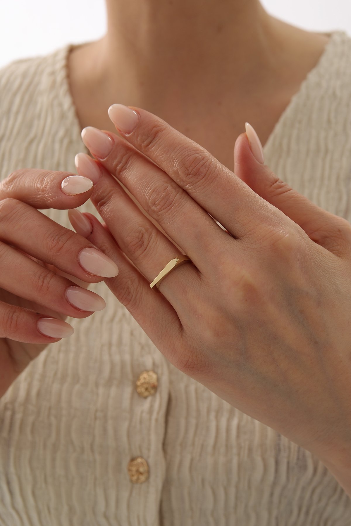 Asimetrk Dikdörtgen Yüzük - Yavuz Kuyumculuk (2)