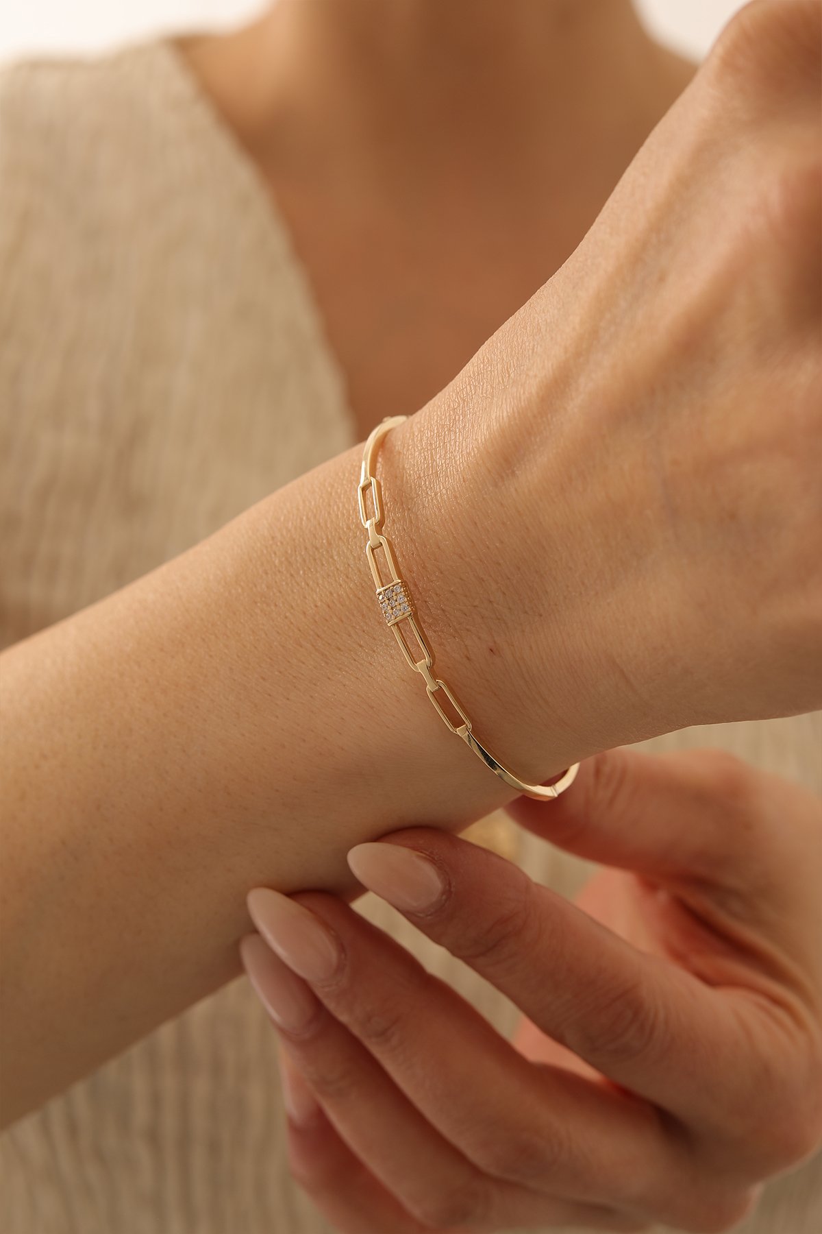 Ataş Taşlı Kelepçe - Yavuz Kuyumculuk (1)