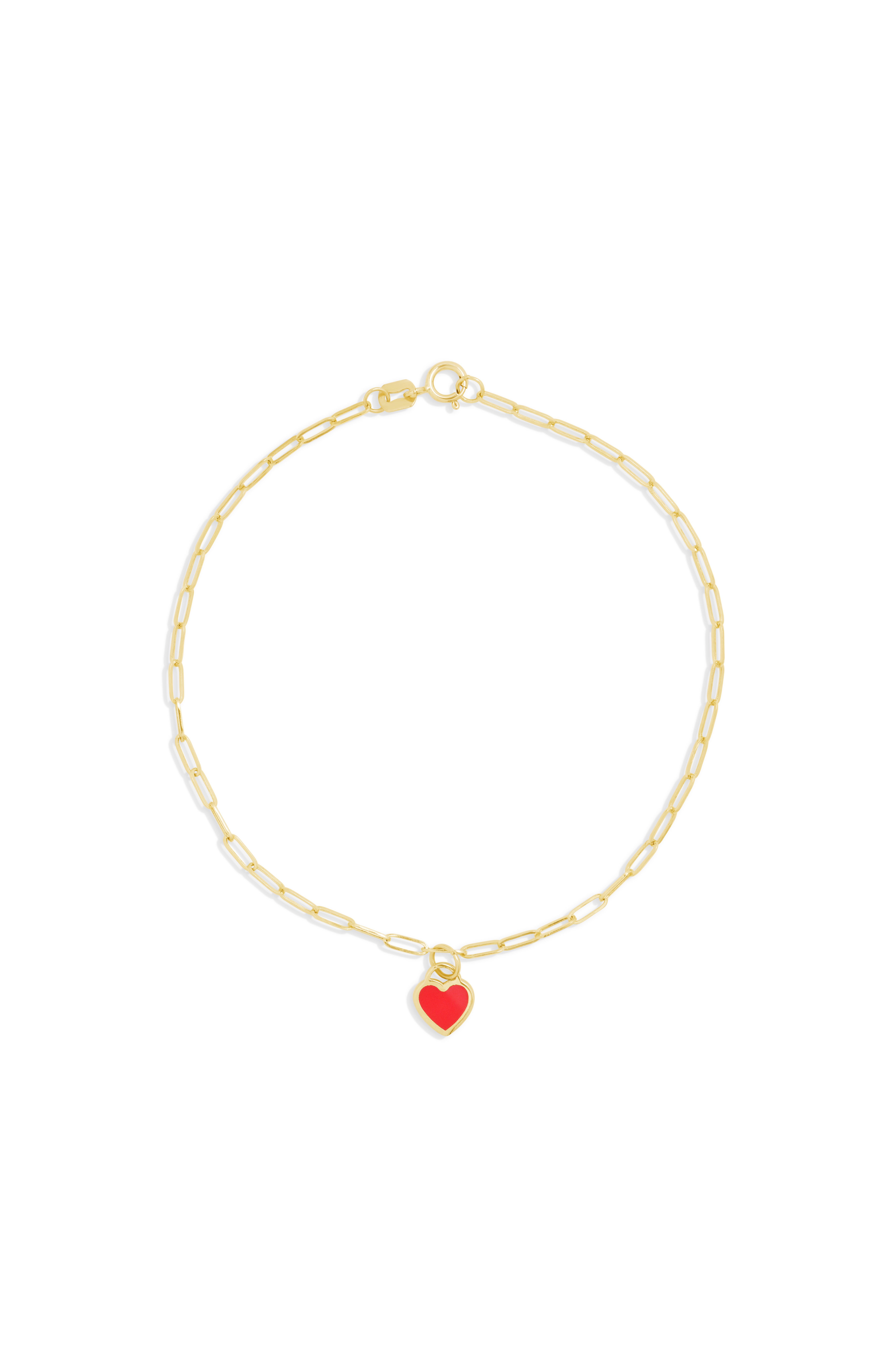 Ataş Zincir Kalp Bileklik - Yavuz Kuyumculuk (2)