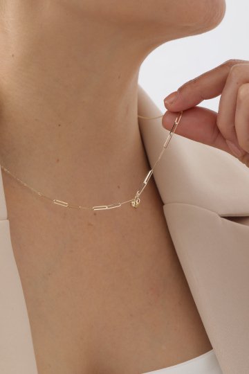 Ataş Zincir Kalp Kolye - 3