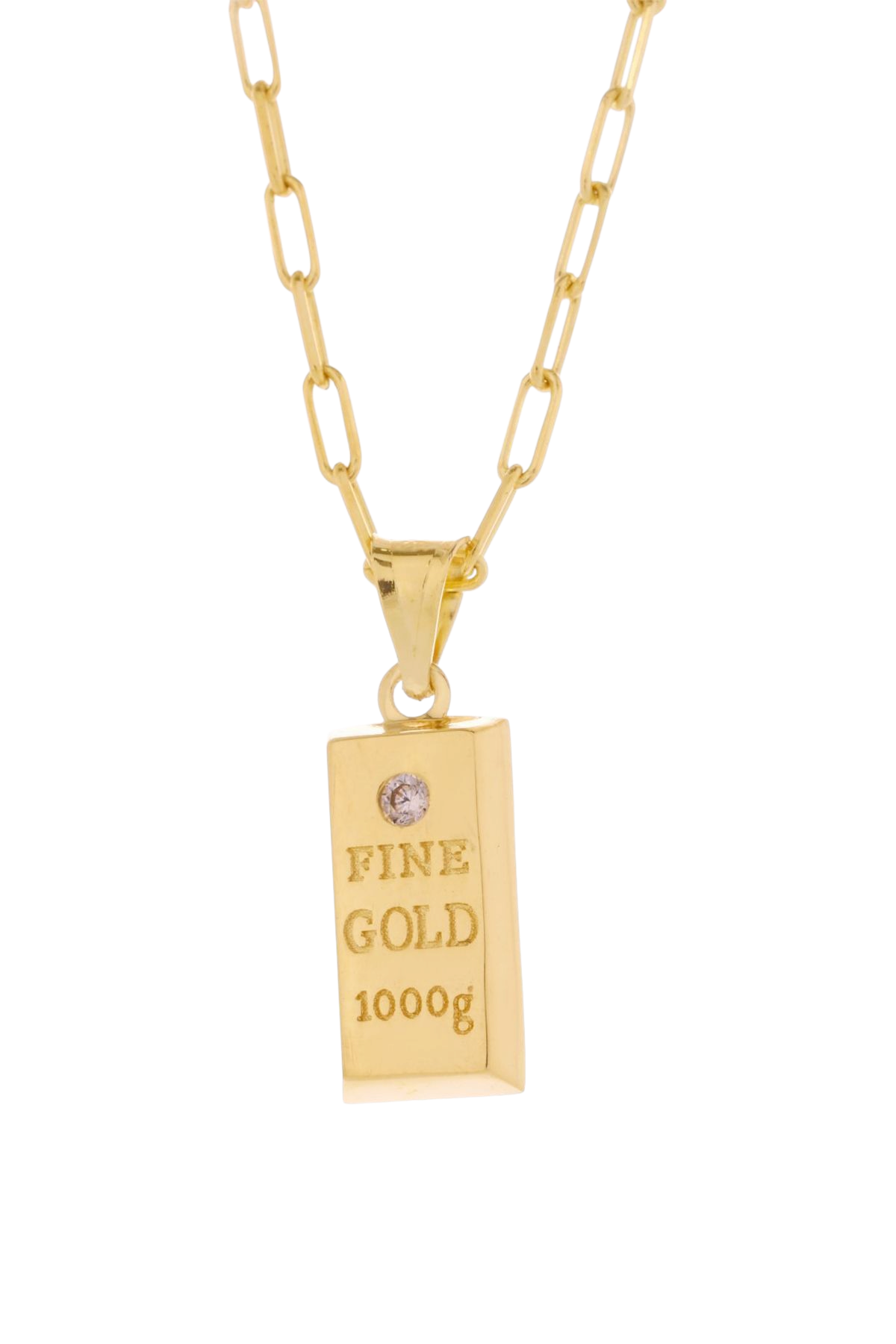 Ataş Zincir Külçe Kolye - Yavuz Kuyumculuk (4)