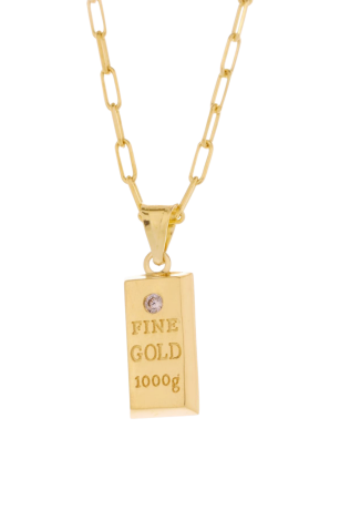 Ataş Zincir Külçe Kolye - 4