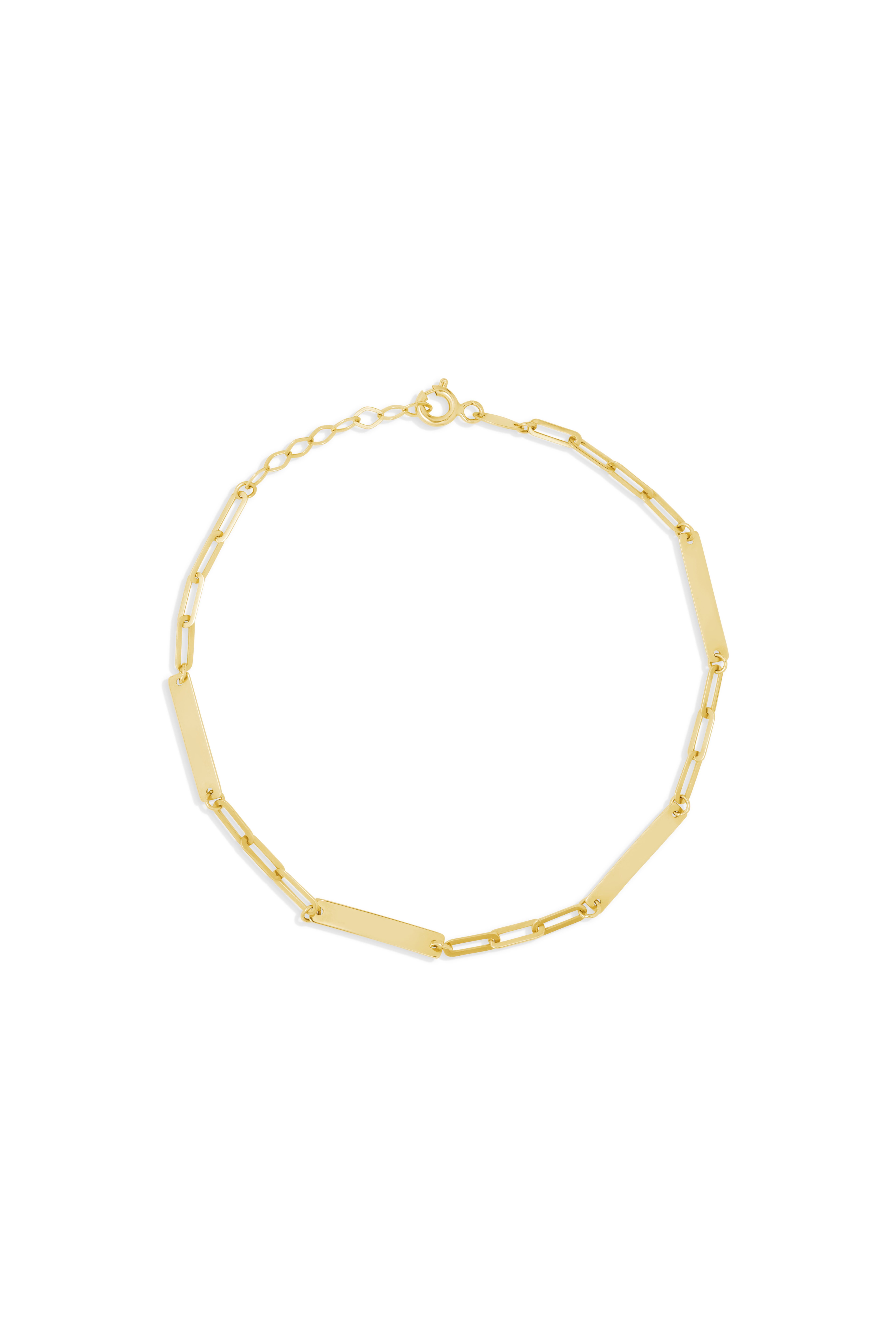 Ataş Zincir Plaka Bileklik - Yavuz Kuyumculuk (2)