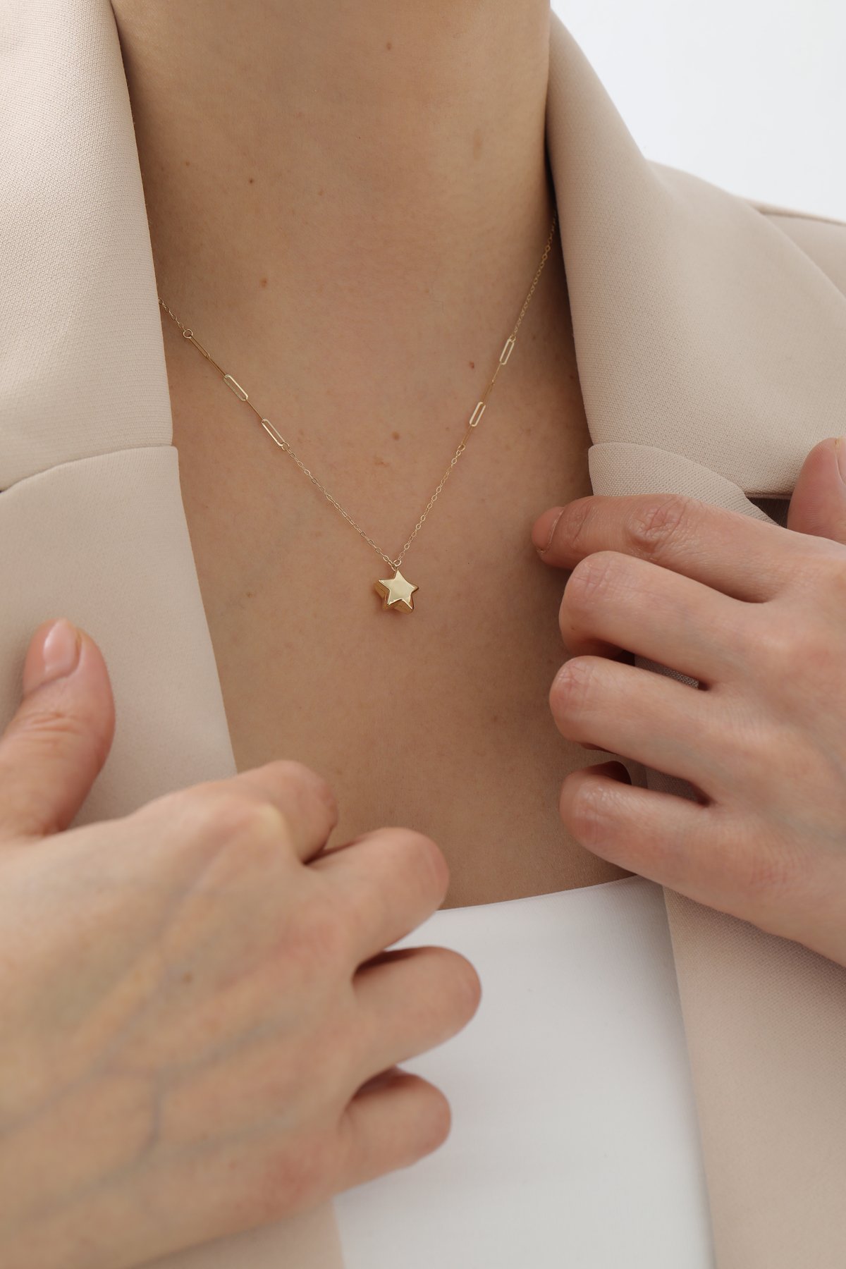 Ataş Zincir Yıldız Kolye - Yavuz Kuyumculuk (3)