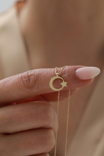 Ay Yıldız Kolye - 4