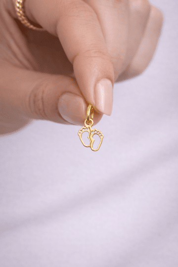 Ayak İzi Kolye Ucu - 1