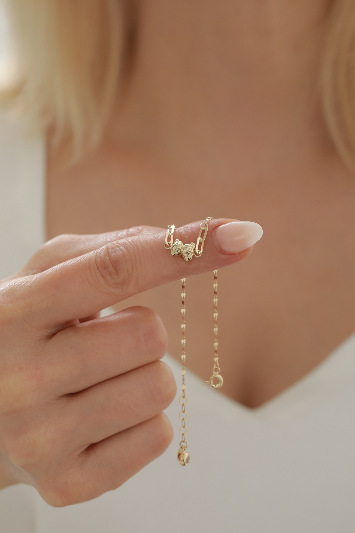 Aynalı Zincir Ayıcık Bileklik - Yavuz Kuyumculuk (3)