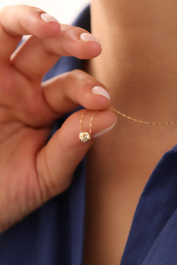 Aynalı Zincir Dorika Kolye - 3