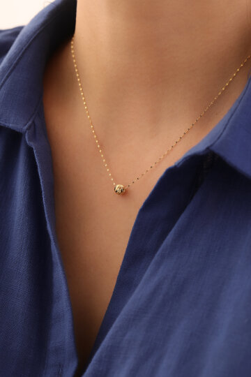 Aynalı Zincir Dorika Kolye - 3