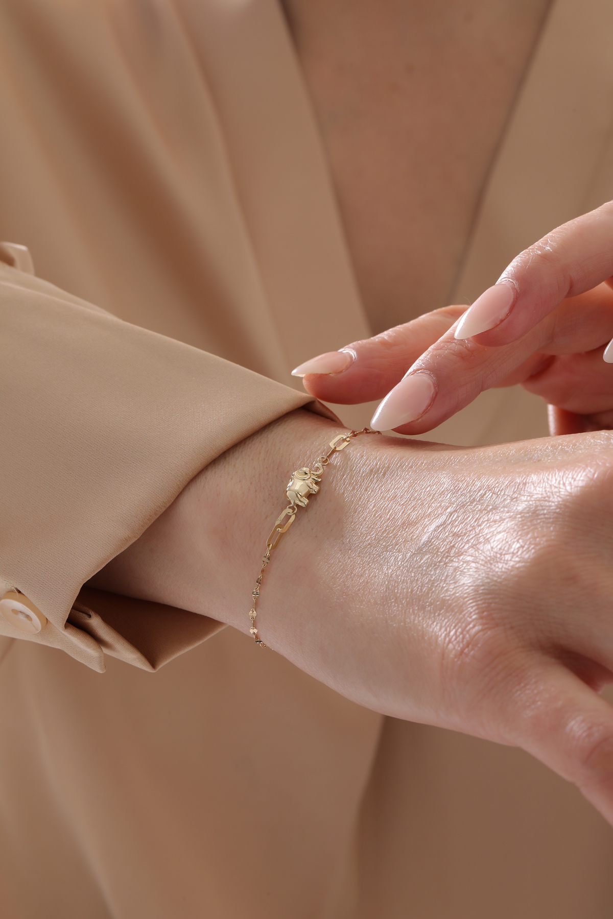 Aynalı Zincir Fil Bileklik - Yavuz Kuyumculuk (2)