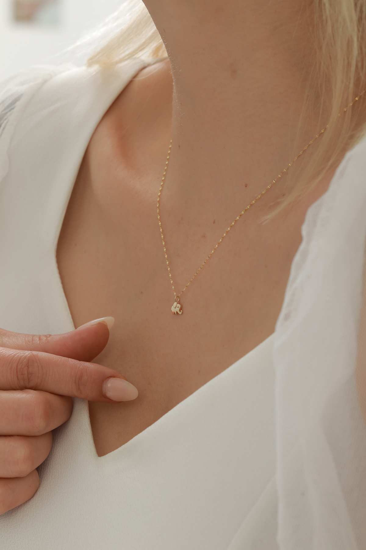 Aynalı Zincir Fil Kolye - Yavuz Kuyumculuk (3)