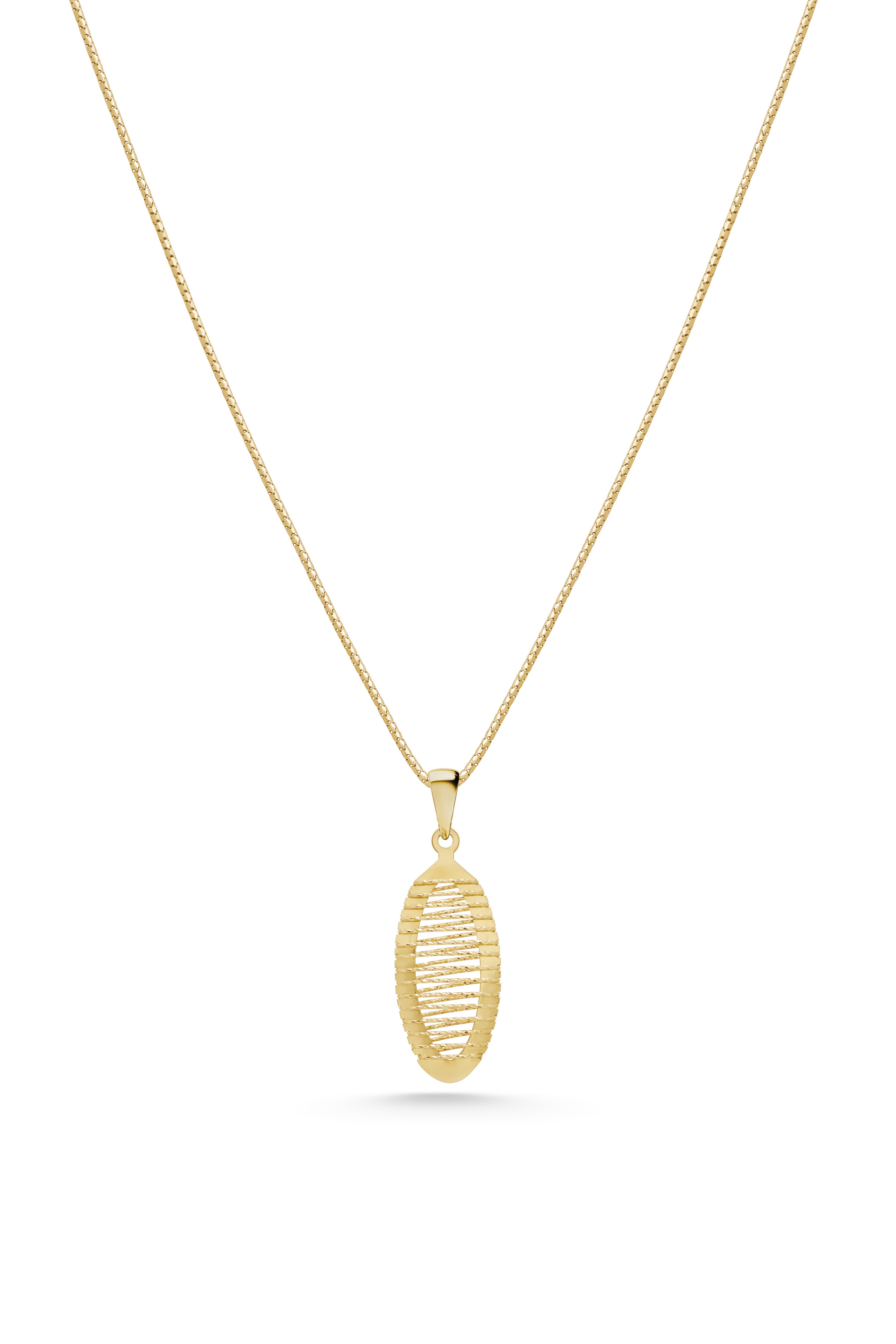 Aynalı Zincir Silindir Kolye - Yavuz Kuyumculuk (2)