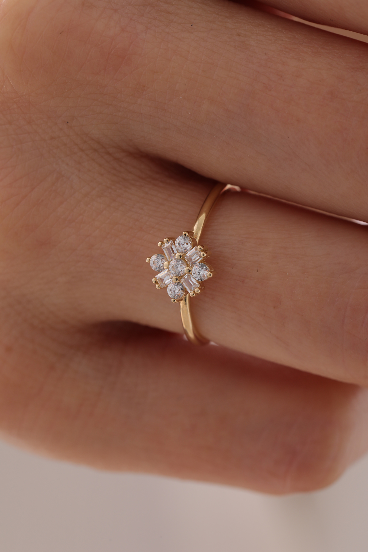 Baget Çiçek Yüzük - Yavuz Kuyumculuk (2)