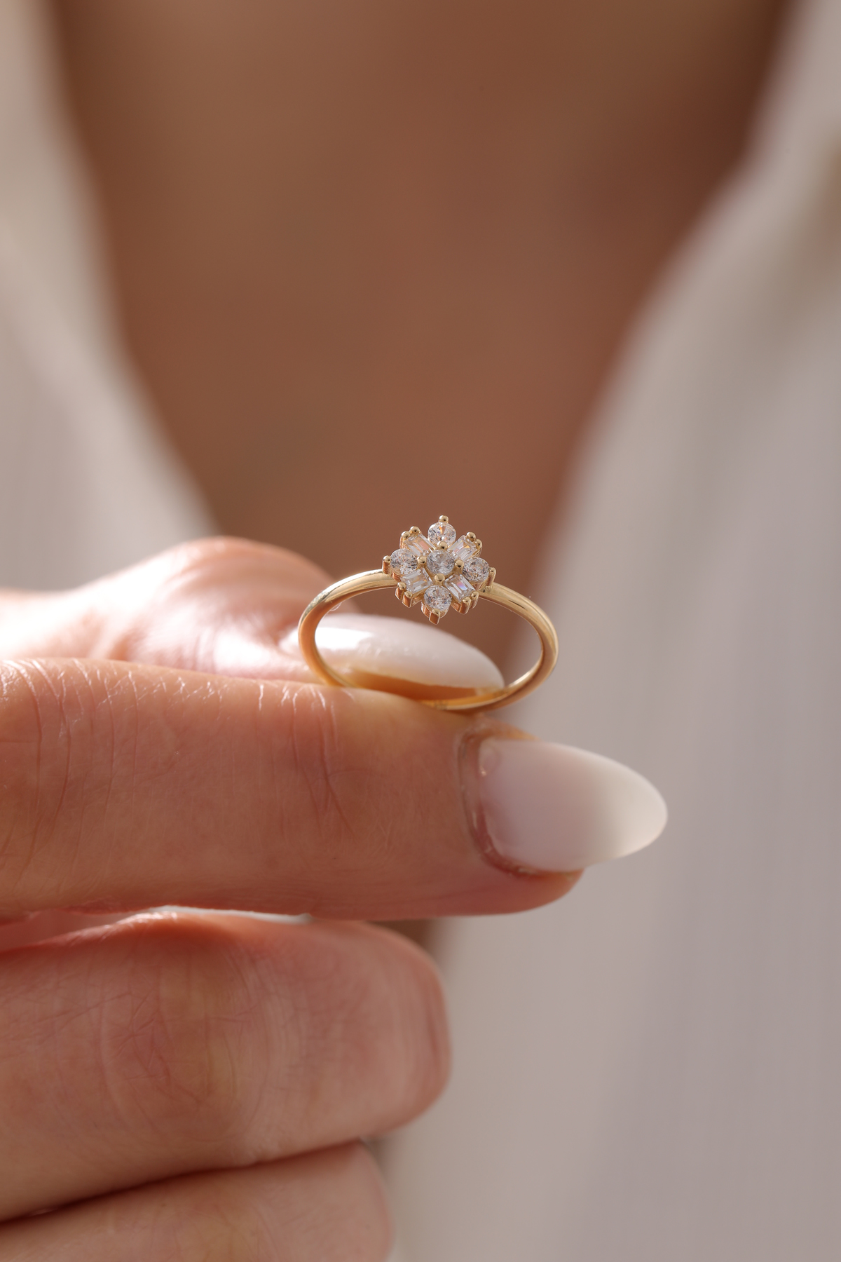 Baget Çiçek Yüzük - Yavuz Kuyumculuk (3)