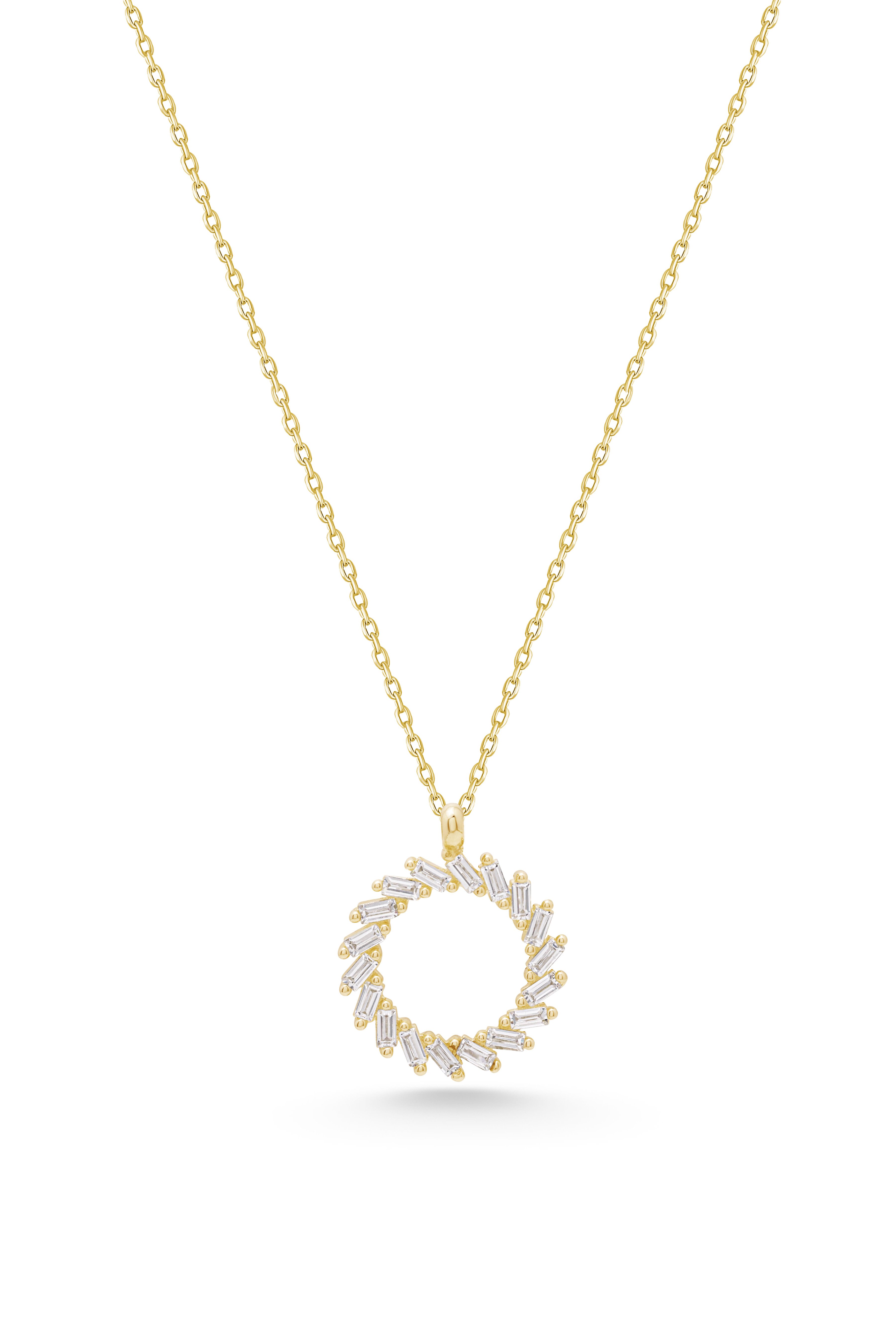 Baget Taşlı Çember Kolye - Yavuz Kuyumculuk (2)