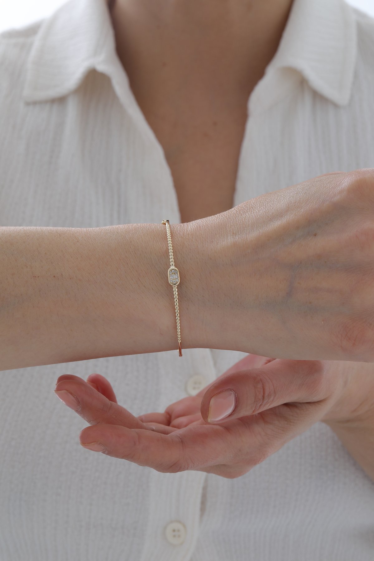 Baget Taşlı Kelepçe - Yavuz Kuyumculuk (2)